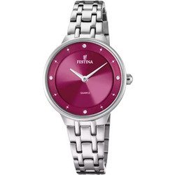Festina Γυναικείο Ρολόι με Ασημί Μεταλλικό Μπρασελέ F20600/2