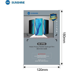 Sunshine SS-075S High quality Matte-Privacy hydrogel film for iPhone 12 Pro Max