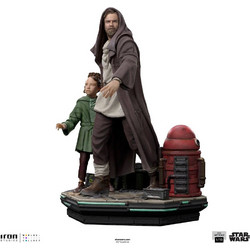 Iron Studios Deluxe Star Wars Obi-Wan Kenobi Obi-Wan & Young Leia 20cm