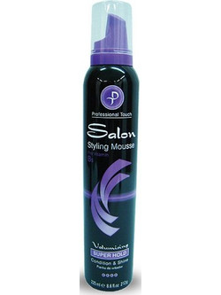 SALON ΑΦΡΟΣ ΜΑΛΛΙΩΝ PROFESSIONAL SUPER HOLD 225ML