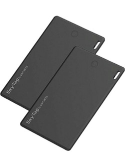 4Smarts SkyTag Wallet Apple Anti-Lost Tracker Apple Find My Black 2 Pack