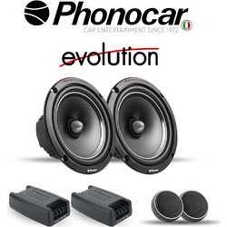 Phonocar 02687 Σετ Ηχεία Αυτοκινήτου Διαιρούμενα 6.5" 2 Δρόμων 70W RMS