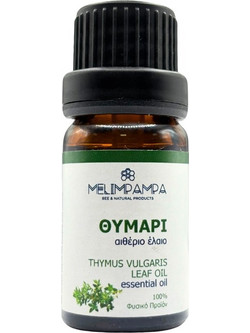 Melimpampa Βιολογικό Αιθέριο Έλαιο Θυμάρι 10ml