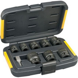 Dewalt Σετ Κρουστικά Καρυδάκια 1/2 με Αντάπτορα 1/4 - DT7507-QZ