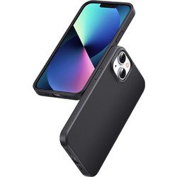 Ugreen LP626 Silky Silicone Protective Case Rubber Flexible Silicone Phone Case for iPhone 14 Plus Black (90920)