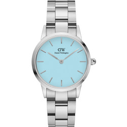 Daniel Wellington Iconic Link Γυναικείο Ρολόι με Ασημί Μεταλλικό Μπρασελέ DW00100540