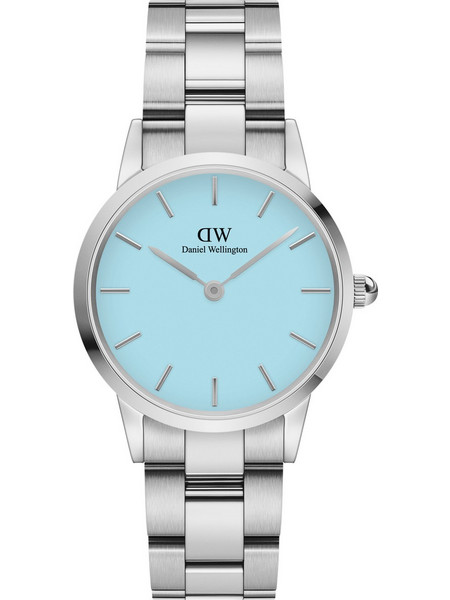 Daniel Wellington Iconic Link Γυναικείο Ρολόι με Ασημί Μεταλλικό Μπρασελέ DW00100540