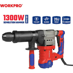 WORKPRO WP470609 Περιστροφικό Σκαπτικό Πιστολέτο Ρεύματος 1300W με SDS Max
