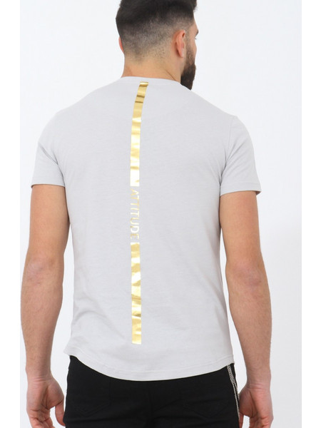 ΑΝΔΡΙΚΟ T-SHIRT ATTITUDE 87012 ΛEYKO