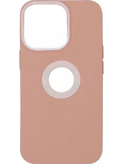 Θήκη με Προστασία Κάμερας για iPhone 14 Plus, σομόν/ροζ