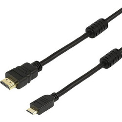 Powertech Καλώδιο HDMI 1.4 HDMI Male to Mini HDMI Male 5m Black