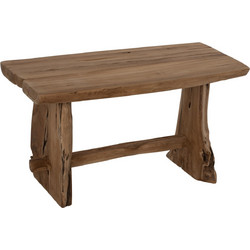 ΠΑΓΚΑΚΙ YEDI HM9347 ΑΠΟ ΜΑΣΙΦ ΞΥΛΟ TEAK ΦΥΣΙΚΟ 80X40X44Y εκ