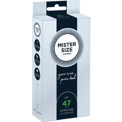 My.Size 47mm Mister Size Προφυλακτικά Λεπτά με Λιπαντικό 10τμχ