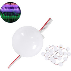 GloboStar(R) 90139 Digital Pixel Addressable Facade Module Chain String with 20 Spots - Ψηφιακή Αλυσίδα - Γιρλάντα με 20 Σποτ LED SMD 3535 15W 20LED 20PIXEL SPI/TTL Protocol IC UCS512B 900lm 240 DC 12