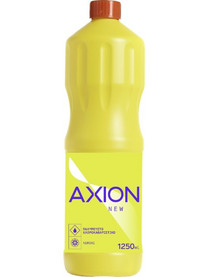 Παχύρευστο Χλωροκαθαριστικό, 1.25Lt, Άρωμα Λεμόνι, Συσκευασία 4 Τεμαχίων AXION AX-WP-1.25LT/LM - AXION
