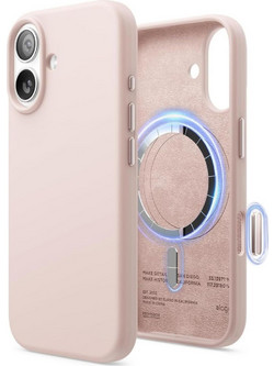 Θήκη iPhone 17 Elago Magnetic Silicone Case Premium Σιλικόνης με MagSafe - Lovely Pink (ES17MSSC61-LPK)