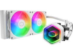 Cooler Master MasterLiquid 240L Core II White Υδρόψυξη CPU 120mm ARGB για Socket 115x / 1200 / 1700 / 1851 / AM4 / AM5