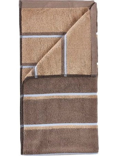 Zone Denmark - Sauna Towel 100x50 cm - Taupe, Camel, Sky Blue