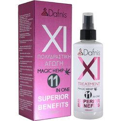 Dafnis Magic Hemp 11 in 1 Multitasking Spray Μαλλιών για Επανόρθωση Φριζάρισμα & Ψαλίδα 150ml