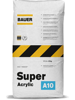 Bauer Super Acrylic A10 25kg ΛΕΥΚΟ (1.01.00.0430)