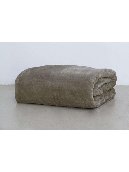 Pennie Voras Κουβέρτα Βελουτέ Υπέρδιπλη 240x260cm Γκρι-Μπεζ 710451-83 ref10292580