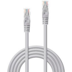 Lindy U/UTP Cat.6 Καλώδιο Δικτύου Ethernet 5m Grey 48165