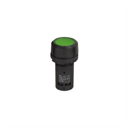 ΜΠΟΥΤΟΝ Φ22 ΠΡΑΣΙΝΟ LED 220V 1NO SB7-CW3361 XINDALI - 03.002.0136
