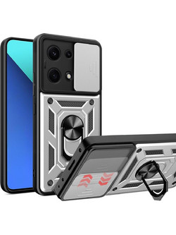 Bodycell Armor Slide Θήκη Cover Silver (Xiaomi Note 14S)