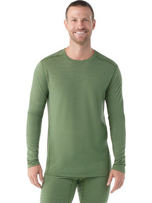 SMARTWOOL MEN'S CLASSIC ALL SEASON MERINO BASE LAYER LONG SLEEVE SW016953N06 FERN GREEN