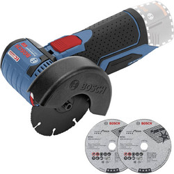 Bosch GWS 12V-76 Professional Cordless Γωνιακός Τροχός Μπαταρίας 12V 76mm 1x2Ah