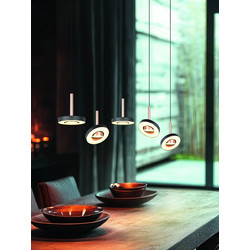 Trio Lighting Κρεμαστό Φωτιστικό Οροφής Ράγα Πολύφωτο GU10 Μαύρο 334410565