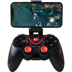 Ασύρματο Gamepad - Joystick & Βάση Κινητού Μαύρη 15x6x11cm Ι-JMB