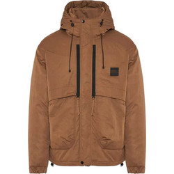 Funky Buddha Ανδρικό Μπουφάν Χειμωνιάτικο Softshell Καφέ FBM012-018-01