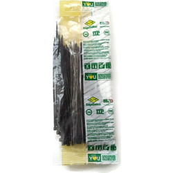 Δεματικα Tie wrap 120Χ2,5mm μαυρα 100τεμ σετ
