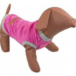 Woofmoda Μπλούζα Σκύλου Fleece Ροζ - Φούξια 23cm, POCKET