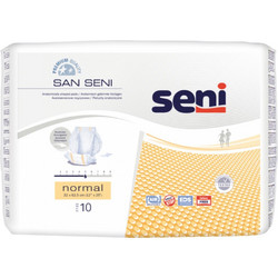 San Seni Normal Επιθέματα Ακράτειας 5 Σταγόνες 10τμχ
