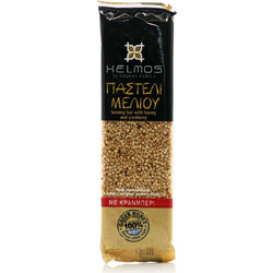 Helmos Sesame Bar with Honey and Cranberry (75gr) - Παστέλι με Μέλι & Κρανμπερι