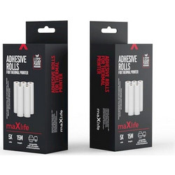 Maxlife adhesive roll set for thermal printer
