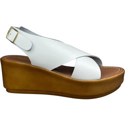 Πλατφόρμες δερματινες bellini italy venezia-125-bianco