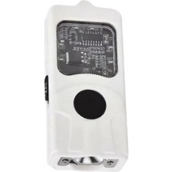 TW-2301 Mini Stun Gun 10.000V - Φορητή Συσκευή Προστασίας με Ηλεκτρική Εκκένωση & Ενσωματωμένο Φακό Λευκό