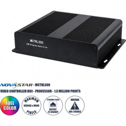GLOBOSTAR MCTRL300 41012 Novastar MCTRL300 Sending Box Independent Video Controller για Οθόνες LED Video Wall 1.3 million pixel - Input Signal W1920 x H120060Hz - 2 Gigabit Ethernet Output Port - AC 2