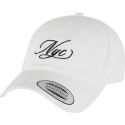 Miss Tee NYC Calligraphy Letters Dad Cap Καπέλο Λευκό