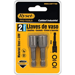 Liyset Καρυδάκια Μύτες Άλλεν Σετ 2 Τεμαχίων 8/9mm - 77890