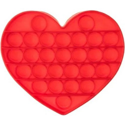 Push Pop It Fidget Toy 2275-70 Καρδιά Κόκκινο