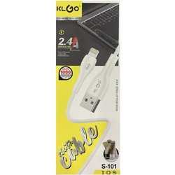 KLGO S-101 USB-A to Lightning Cable 1m White