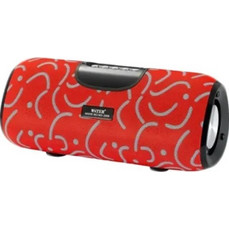 Wster WS-2909 Stripes Ηχείο Bluetooth 10W Κόκκινο Γκρι