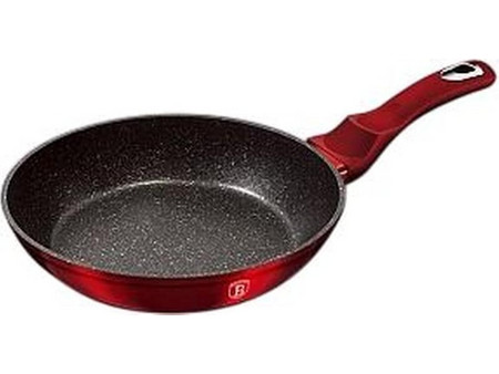 Berlinger Haus Metallic Line Burgundy Edition BH-1251 Τηγάνι Αλουμινίου Αντικολλητικό Μαρμάρινη Επίστρωση 20cm