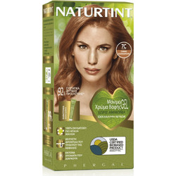 Phergal Naturtint 7C Ξανθό Χαλκού Φυτική Μόνιμη Βαφή Μαλλιών Χωρίς Αμμωνία 165ml