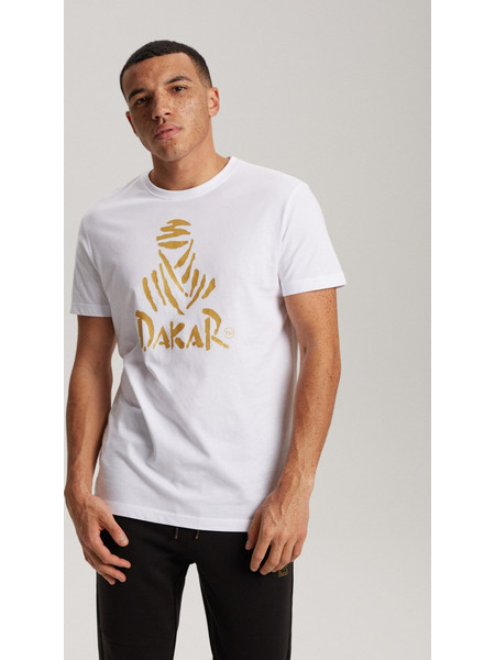 Dakar T-shirt με Τύπωμα DKR VIP 0123 - WHITE