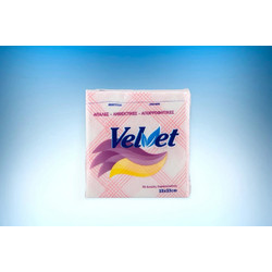 Χαρτοπετσέτες Velvet 33X33 (70 τμχ) Καρό κόκκινες